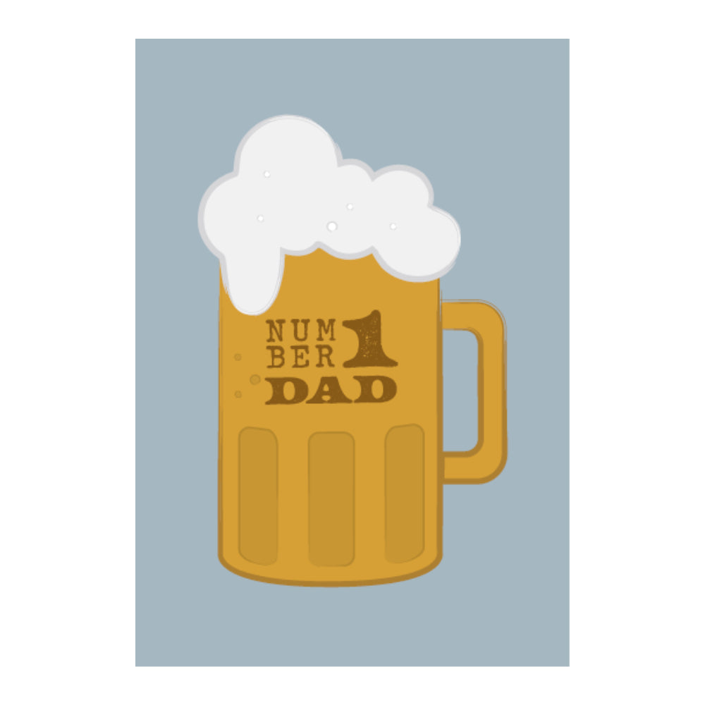 Greeting Card - FOR HIM - Number 1 Dad